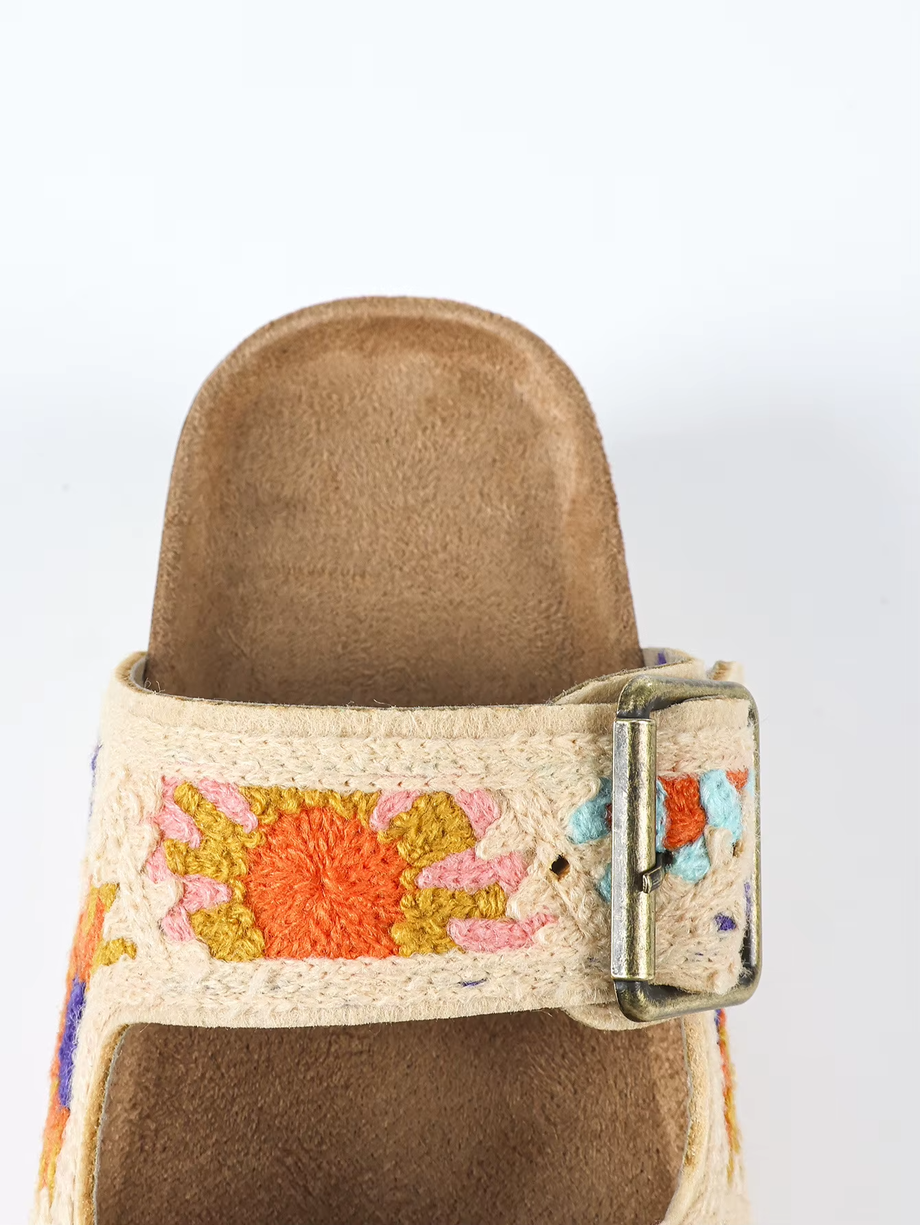 Boho Stud Wedges Sandals
